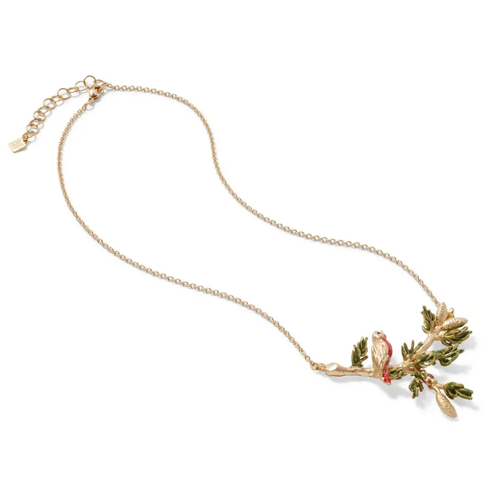 Holiday Birds Necklace