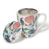 Iznik Garden Covered Mug With Tea Infuser