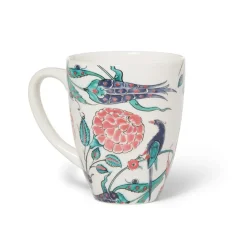 Iznik Garden Covered Mug With Tea Infuser