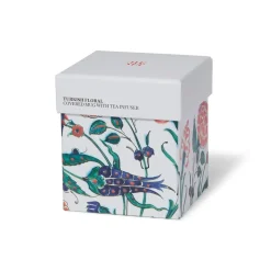 Iznik Garden Covered Mug With Tea Infuser