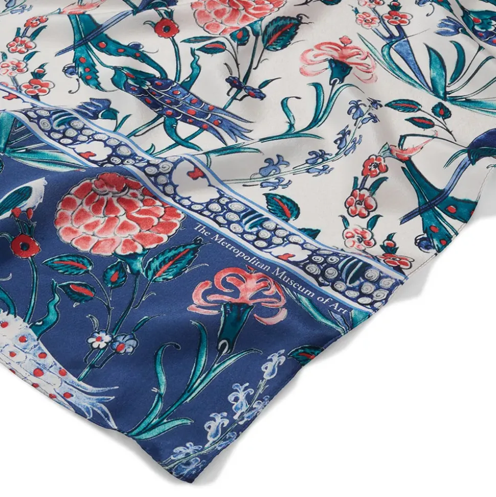 Iznik Garden Silk Scarf