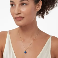 Lotus Bead Pendant Necklace