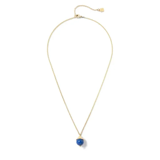 Lotus Bead Pendant Necklace
