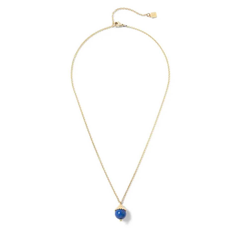 Lotus Bead Pendant Necklace