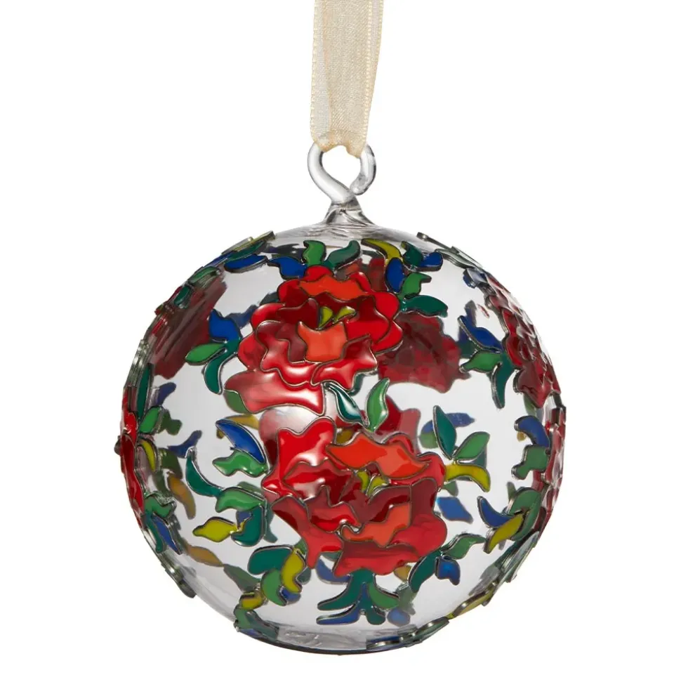 Louis C. Tiffany Flora Cloisonne Ornament Set