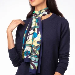 Louis C. Tiffany Grapevine Oblong Silk Scarf