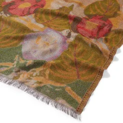 Louis C. Tiffany Morning Glories Wool-Blend Shawl
