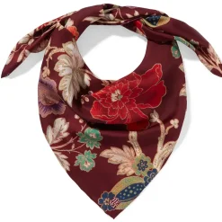 Lyon Floral Square Silk Scarf