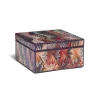Marbled Paper Square Lacquer Box