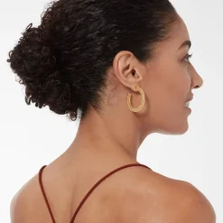 Medieval Byzantine Large Hoop Earrings