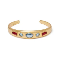 Medieval Stone Cuff Bracelet