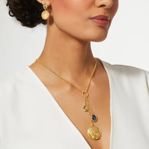 Mediterranean Coin Y-Necklace