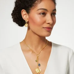 Mediterranean Coin Y-Necklace