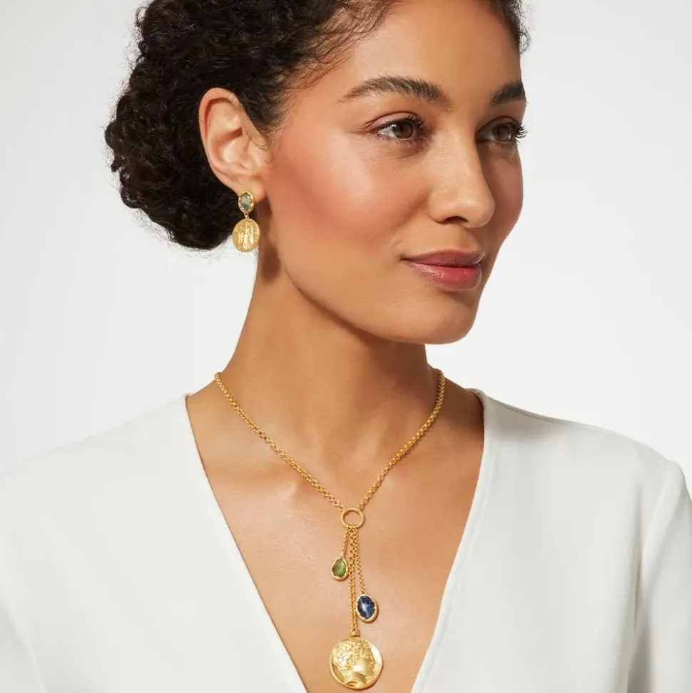 Mediterranean Coin Y-Necklace