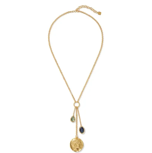 Mediterranean Coin Y-Necklace