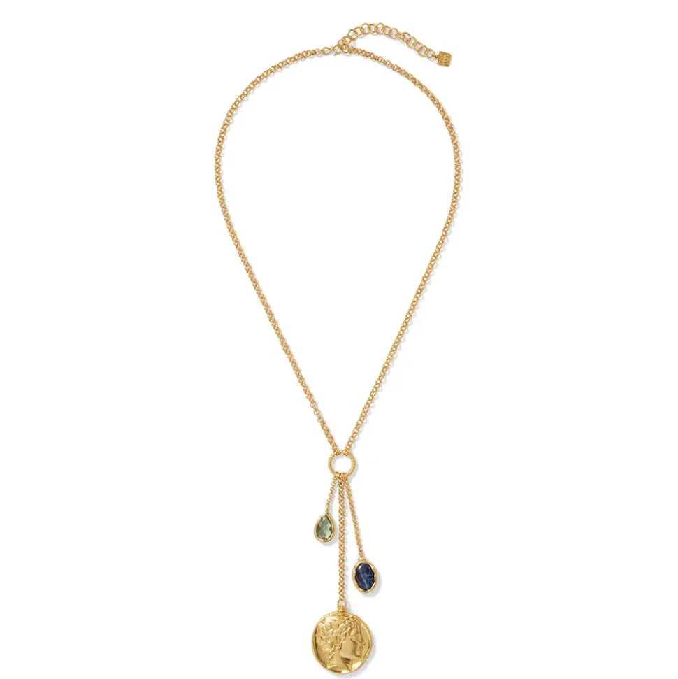 Mediterranean Coin Y-Necklace