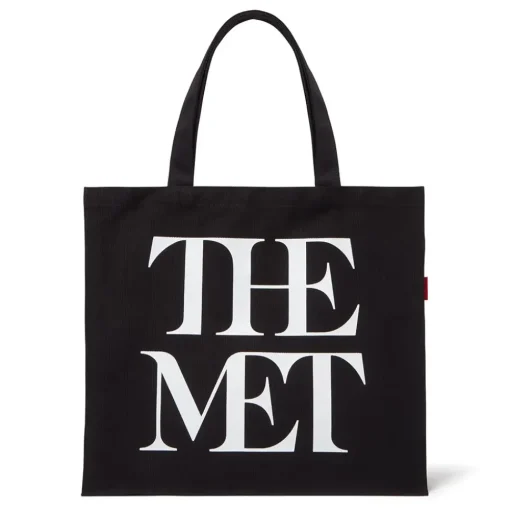 Met Logo Canvas Tote