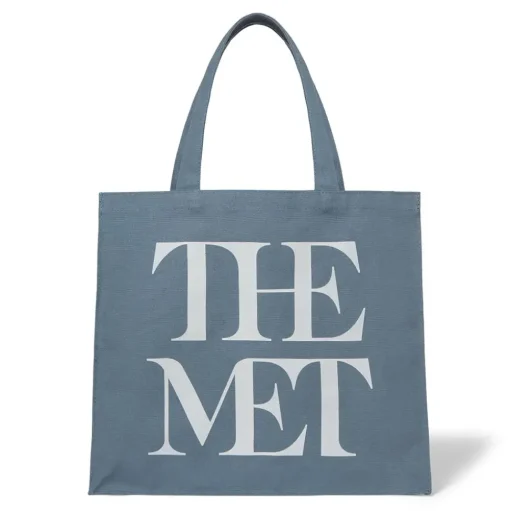 Met Logo Canvas Tote