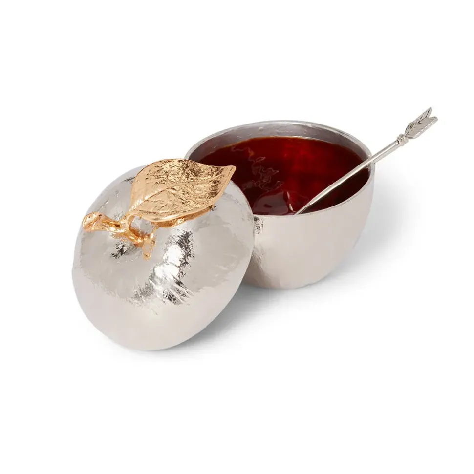 Michael Aram Apple Judaica Honey Pot