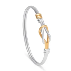 Middle Kingdom Knot Two-Tone Bracelet