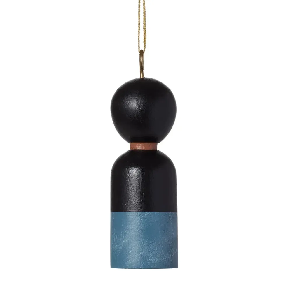 Modern Artist Wood Ornament Set