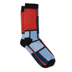 Mondrian Composition Men'S Socks