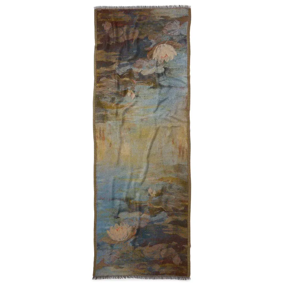 Monet Bridge And Water Lilies Shawl