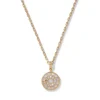 Mother-Of-Pearl Mosaic T-Bar Pendant Necklace