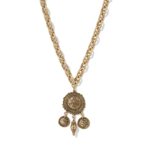 Ottoman Coin Pendant Necklace