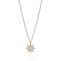 Ottoman Star Gilded Pendant Necklace