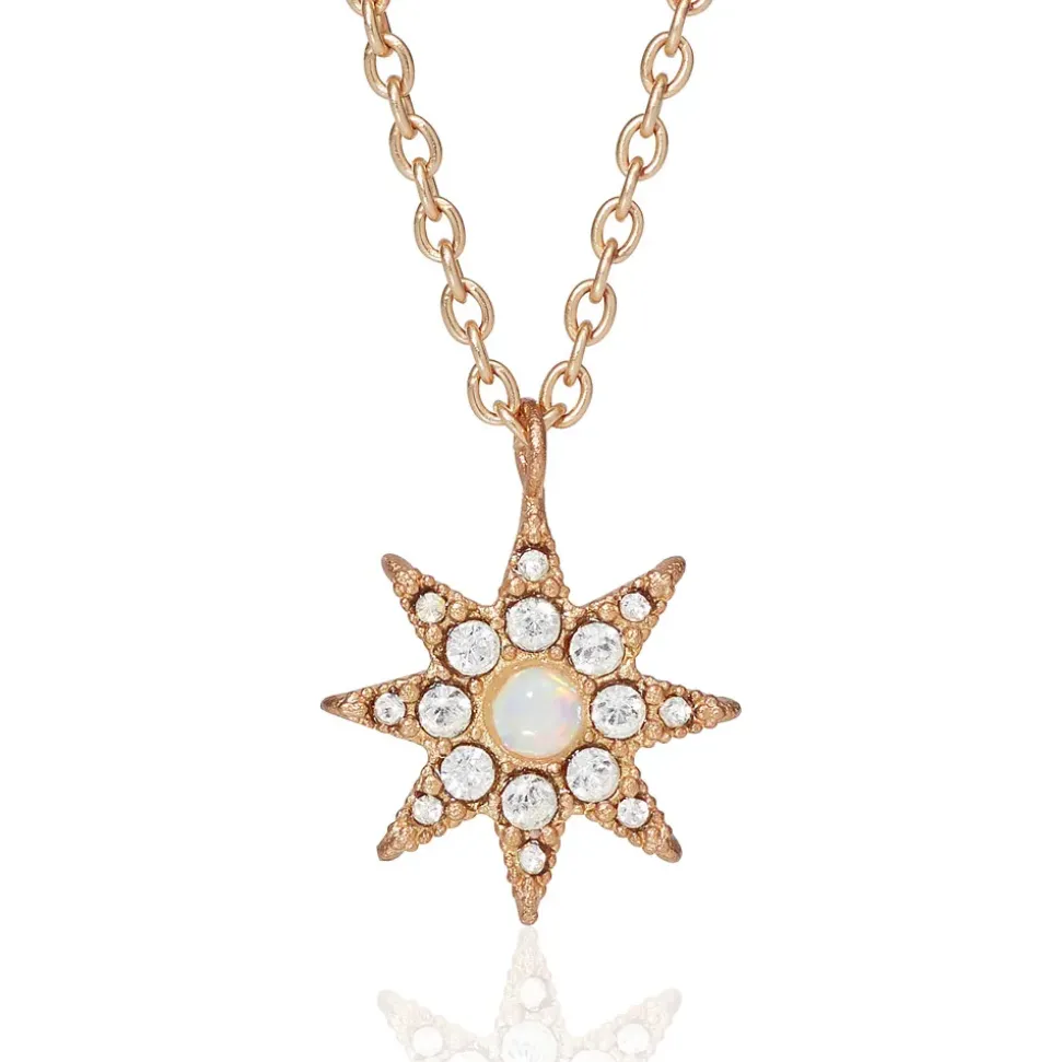 Ottoman Star Gilded Pendant Necklace