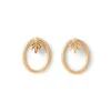 Oval Picture Frame Ear Jacket