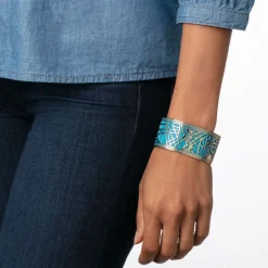 Pine Needle Openwork Cuff