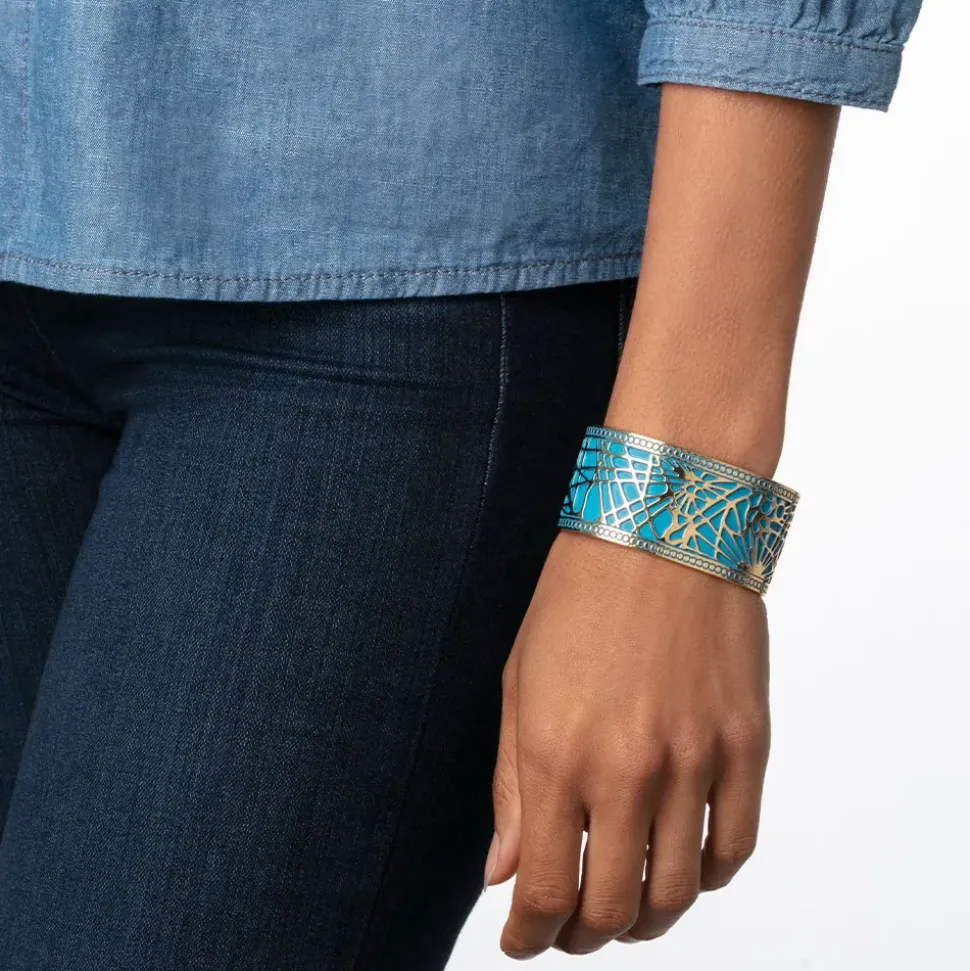 Pine Needle Openwork Cuff