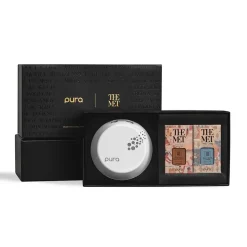 Pura Blue Water Lotus And Egyptian Sandalwood Fragrance Set With Diffuser