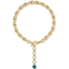 Roman Malachite Statement Necklace