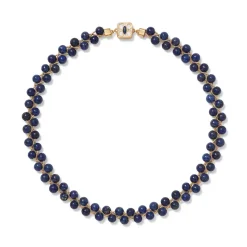 Spanish Baldric Lapis Braided Necklace