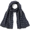 Spanish Snowflake Jacquard Scarf