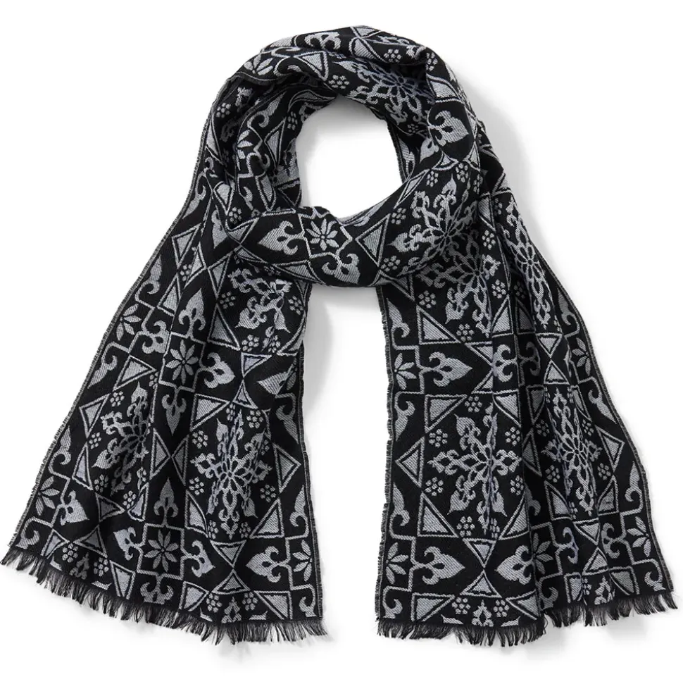 Spanish Snowflake Jacquard Scarf