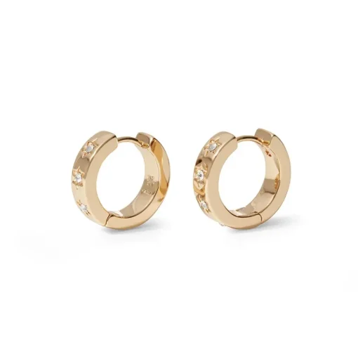 Star Huggie Earrings