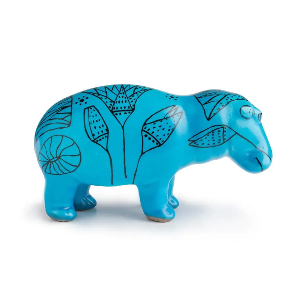 Statuette Of A Hippopotamus Sculpture