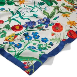 The Met Cloisters Garden Square Silk Scarf