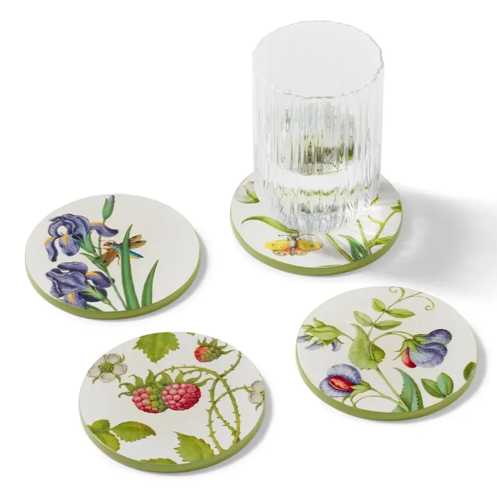 The Met Cloisters Garden Lacquer Coasters