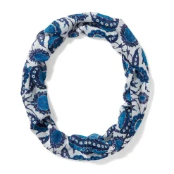 Turkish Saz Leaf Infinity Scarf
