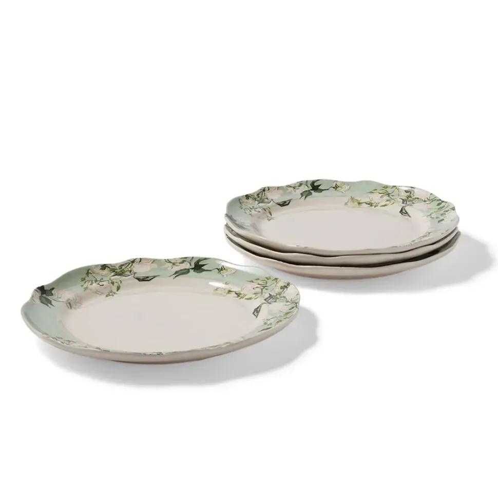 Van Gogh Roses Dinner Plate