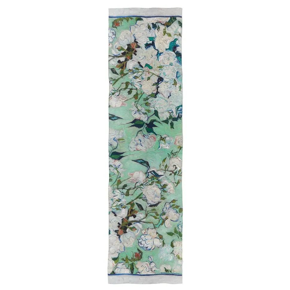 Van Gogh Roses Oblong Silk Scarf