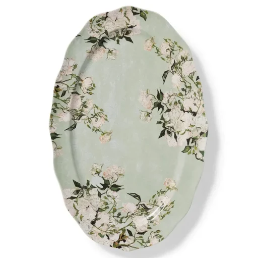 Van Gogh Roses Platter