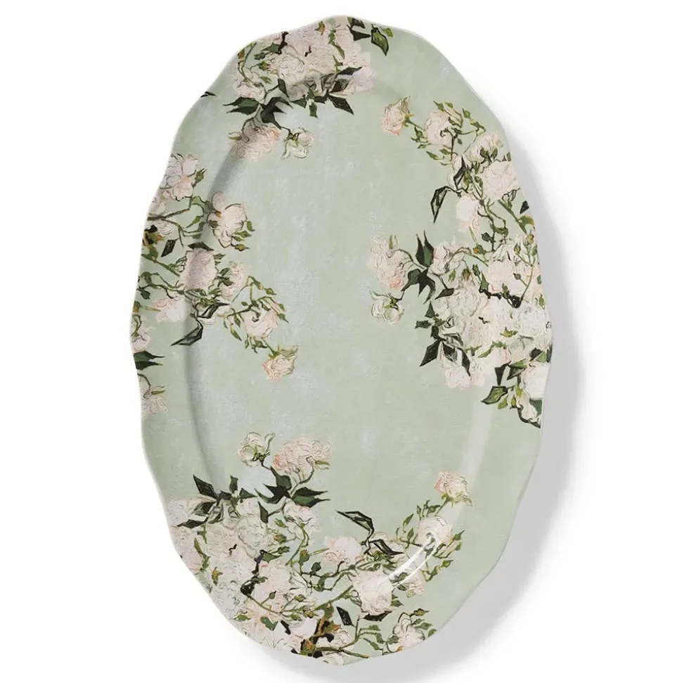 Van Gogh Roses Platter