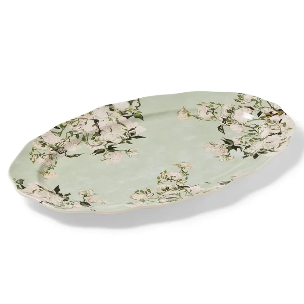 Van Gogh Roses Platter
