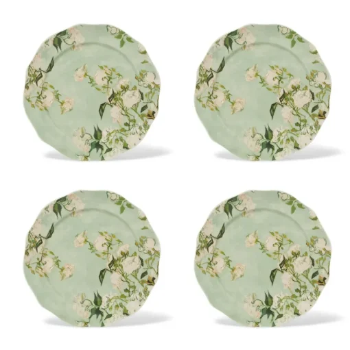 Van Gogh Roses Salad Plate